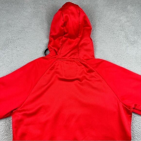 And 1 Hoodie Mens Large Red Pullover Sweater Side Zip Basketball Sports Casual - Picture 8 of 15